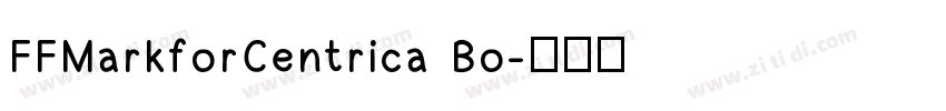 FFMarkforCentrica Bo字体转换